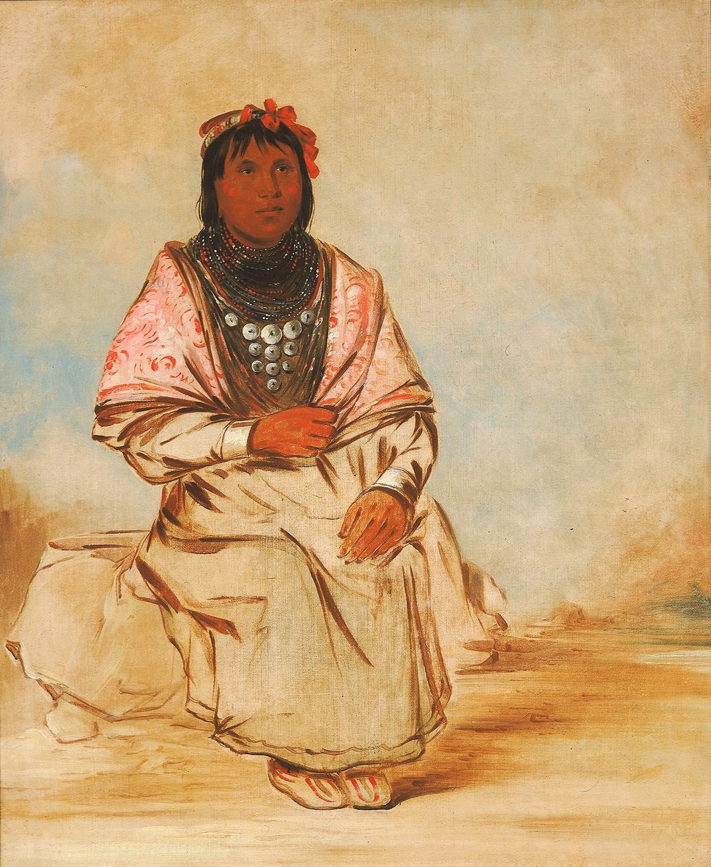 Kobieta Seminole autorstwa George Catlin