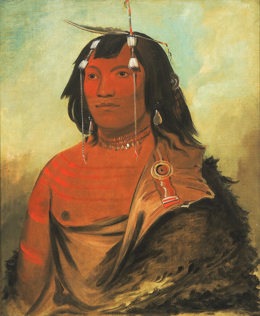 Bi-éets-ee-cure, Bardzo Słodki Człowiek autorstwa George Catlin