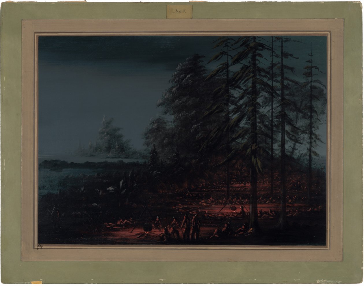 Biwak Wojny Siuksów autorstwa George Catlin