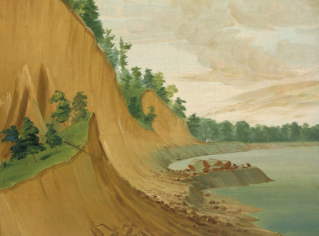Dom handlowy Cabane, 930 mil nad St. Louis autorstwa George Catlin