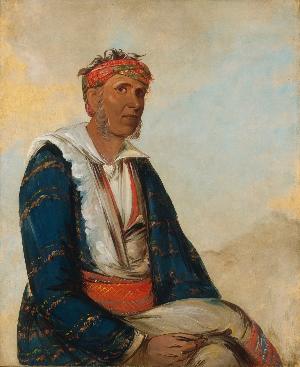 Cól-lee, wódz bandy autorstwa George Catlin