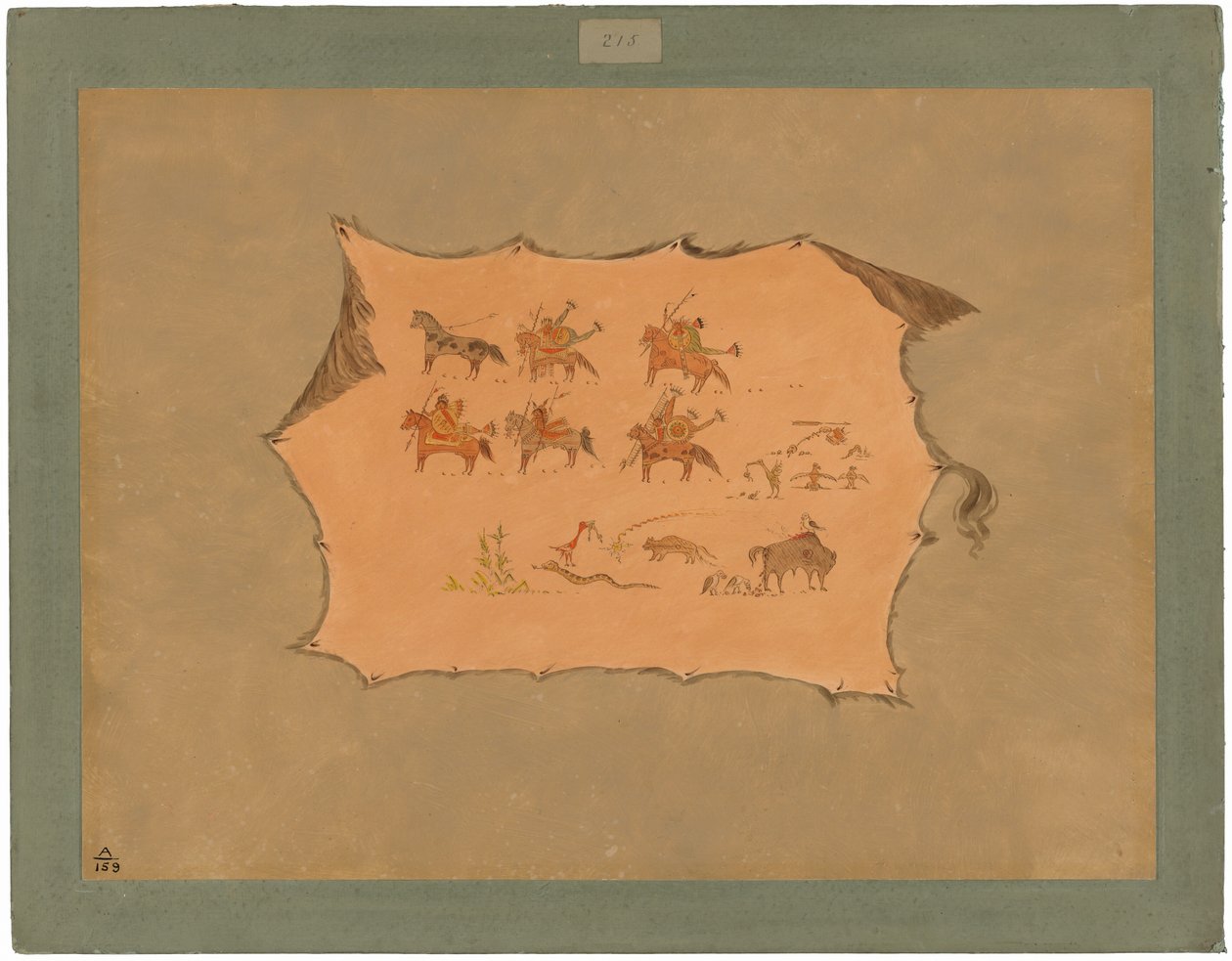 Faksymile szaty lekarza Pawnee autorstwa George Catlin