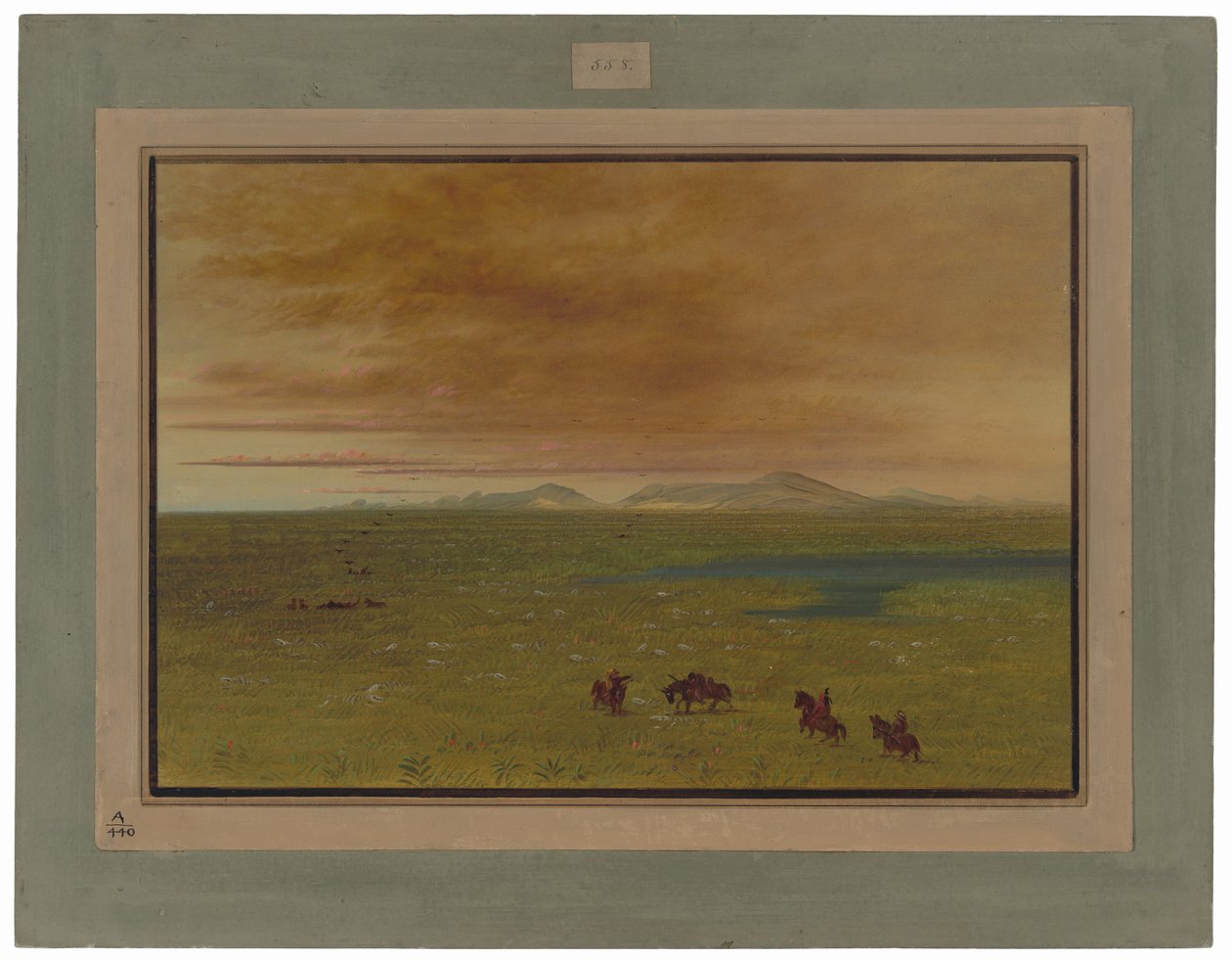 Wielka pralnia, Pampa del Sacramento autorstwa George Catlin