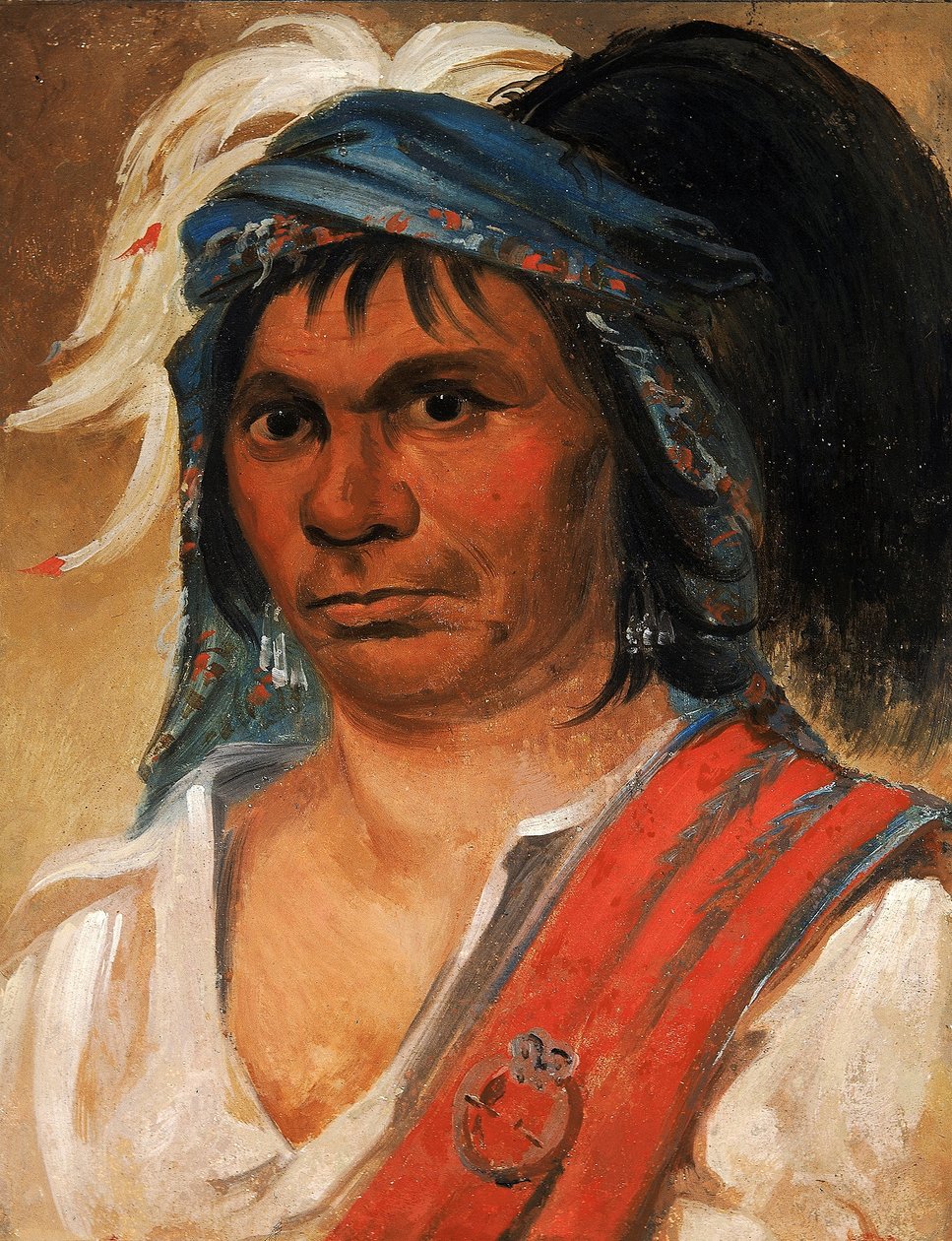 Hard Hickory, sympatyczny człowiek autorstwa George Catlin