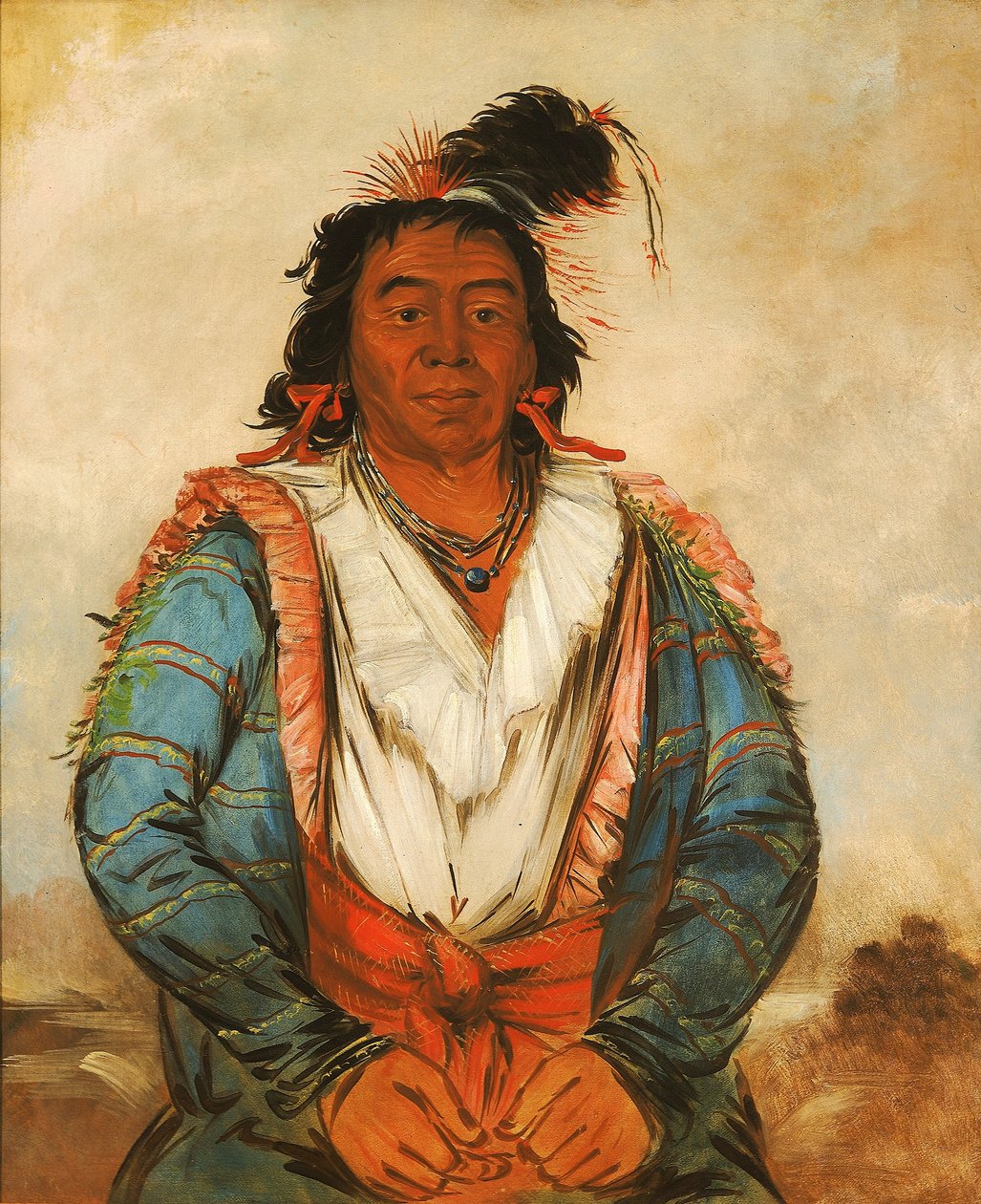Hose-put-o-káw-gee, odważny autorstwa George Catlin
