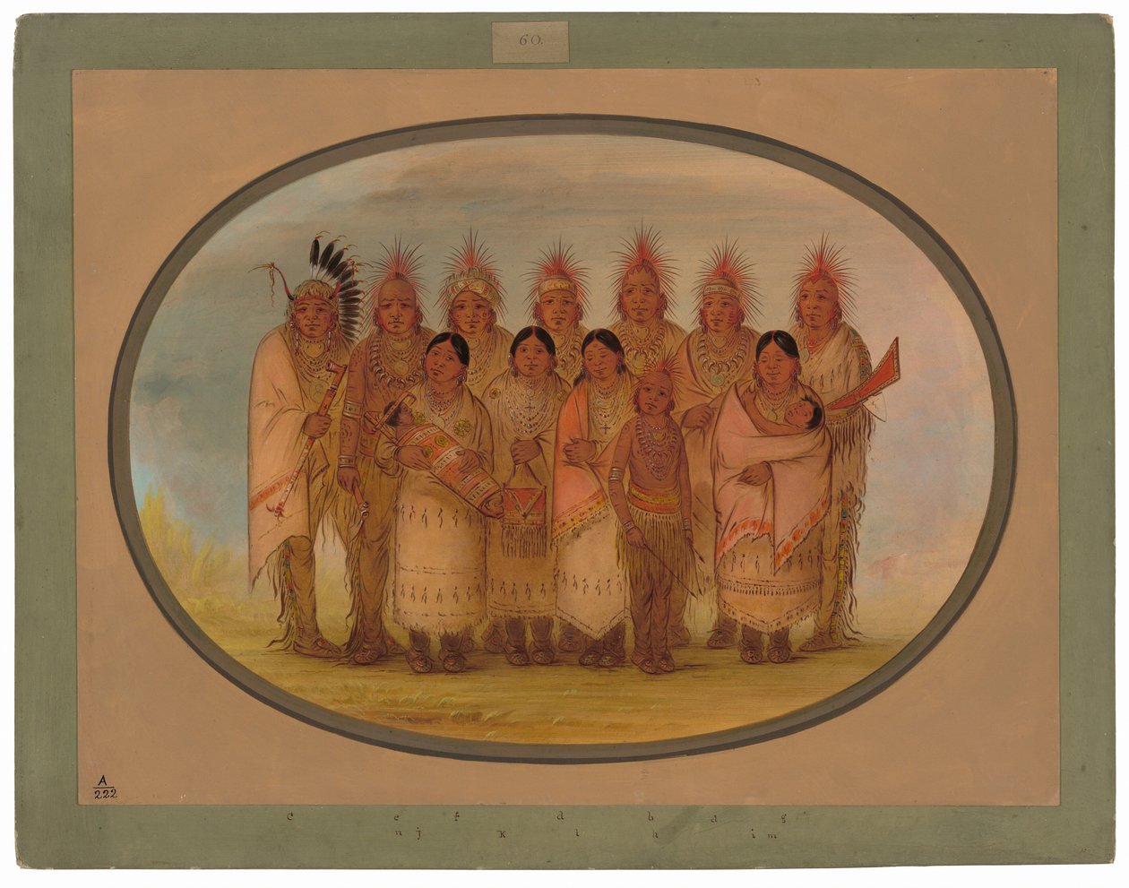 Indianie Iowa, którzy odwiedzili Londyn i Paryż autorstwa George Catlin