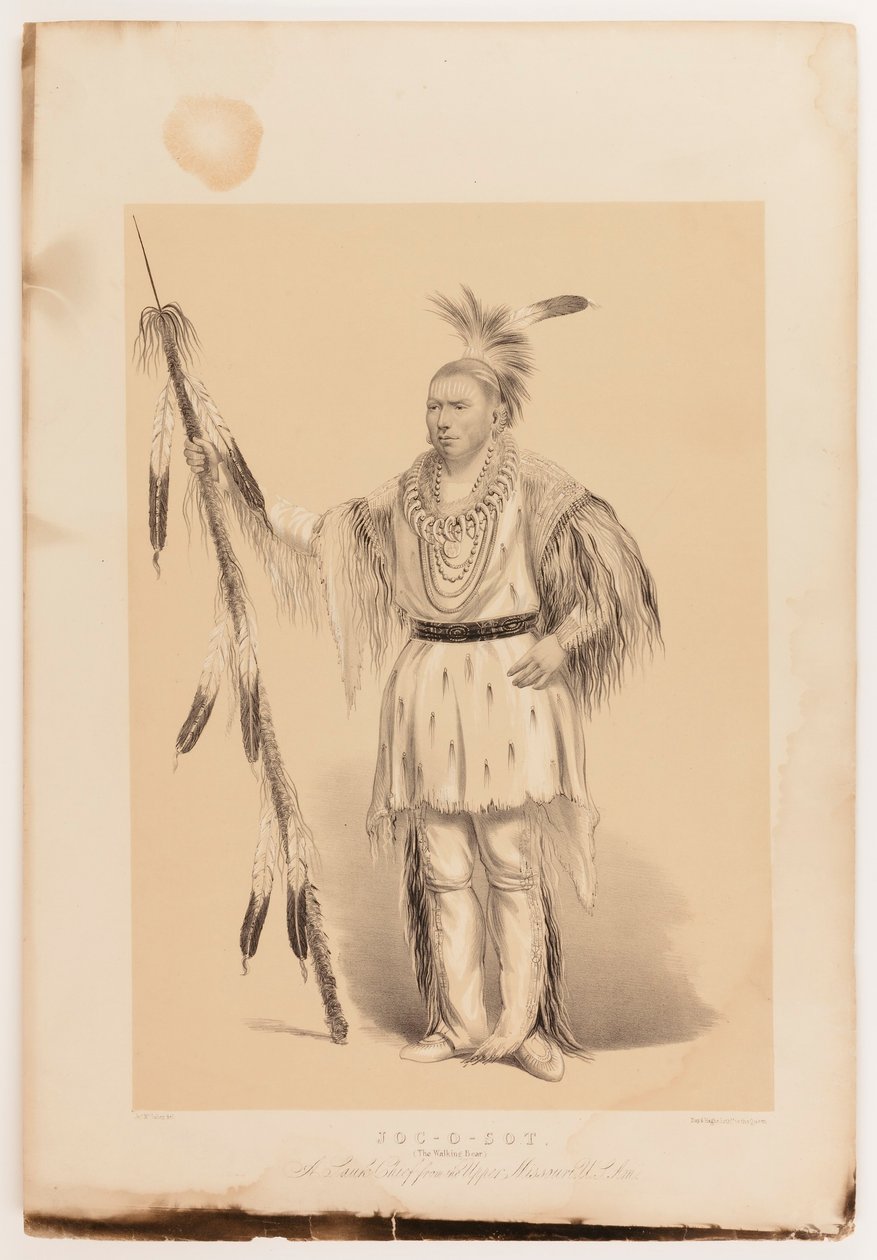 Joc-o-sot, chodzący niedźwiedź autorstwa George Catlin