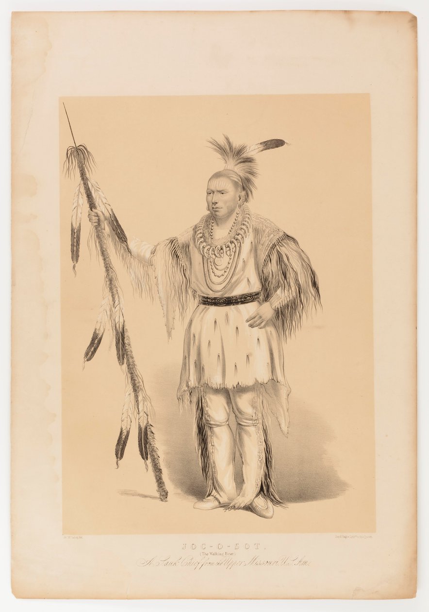 Joc-o-sot, chodzący niedźwiedź autorstwa George Catlin