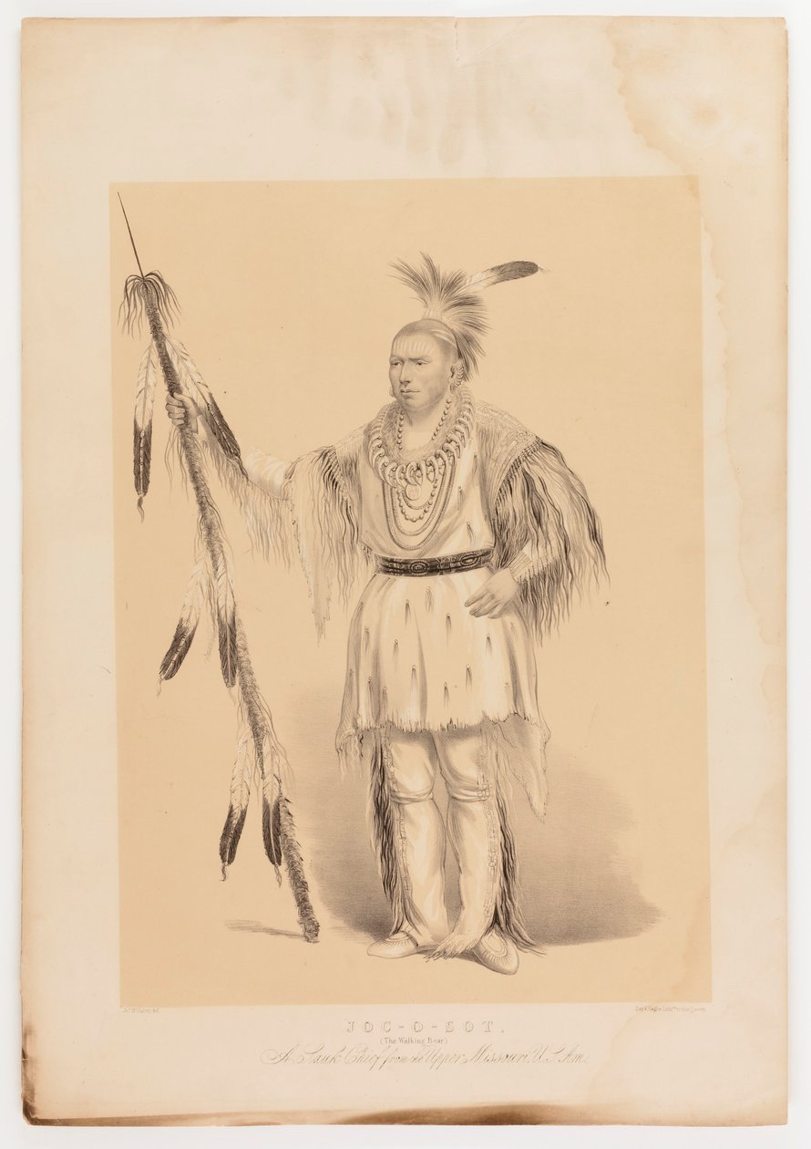 Joc-o-sot, chodzący niedźwiedź autorstwa George Catlin