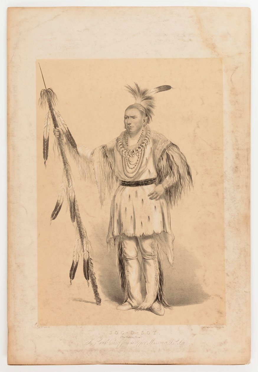 Joc-o-sot, chodzący niedźwiedź autorstwa George Catlin