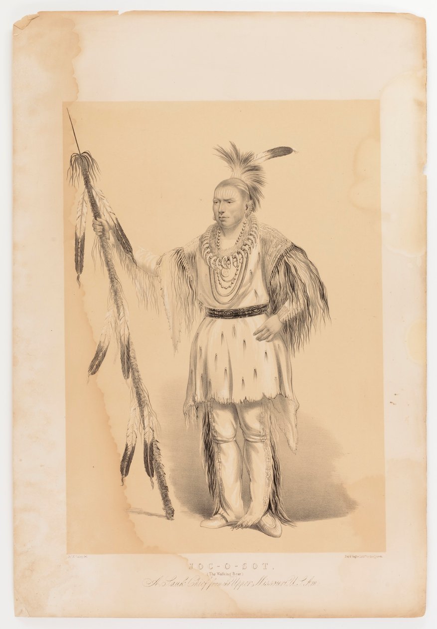 Joc-o-sot, chodzący niedźwiedź autorstwa George Catlin