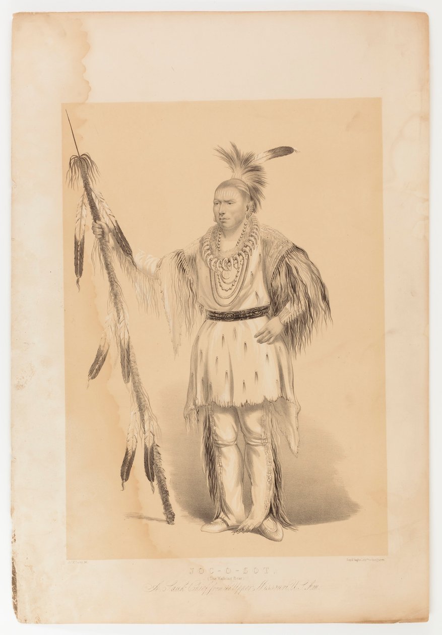 Joc-o-sot, chodzący niedźwiedź autorstwa George Catlin