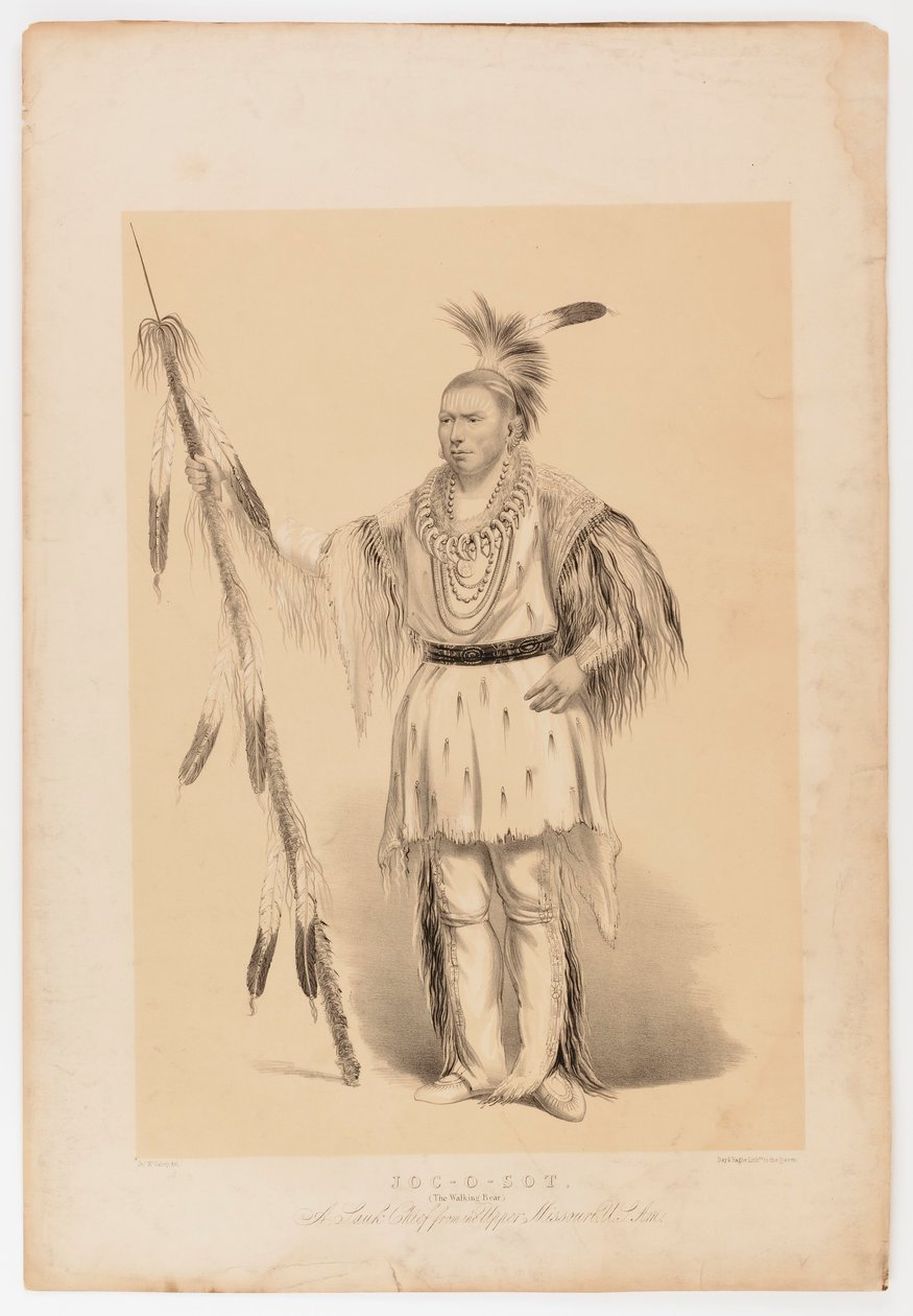 Joc-o-sot, chodzący niedźwiedź autorstwa George Catlin