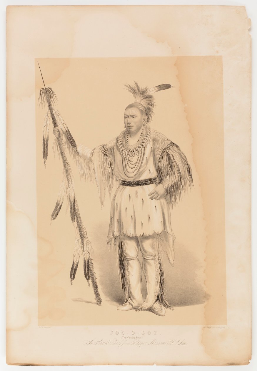 Joc-o-sot, chodzący niedźwiedź autorstwa George Catlin
