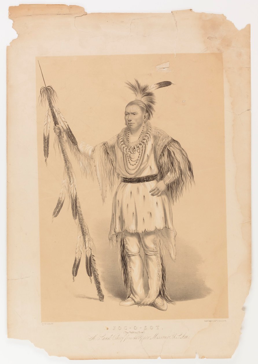 Joc-o-sot, chodzący niedźwiedź autorstwa George Catlin