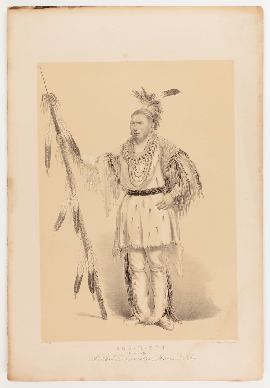 Joc-o-sot, chodzący niedźwiedź autorstwa George Catlin