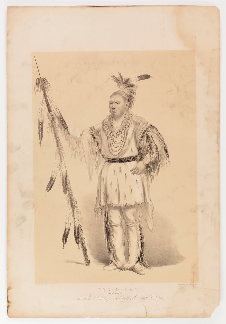 Joc-o-sot, chodzący niedźwiedź autorstwa George Catlin