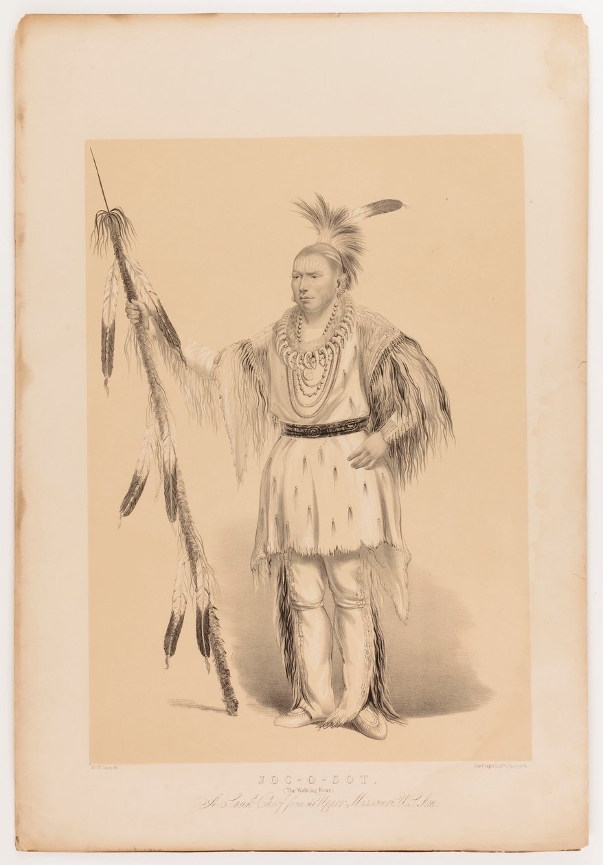 Joc-o-sot, chodzący niedźwiedź autorstwa George Catlin