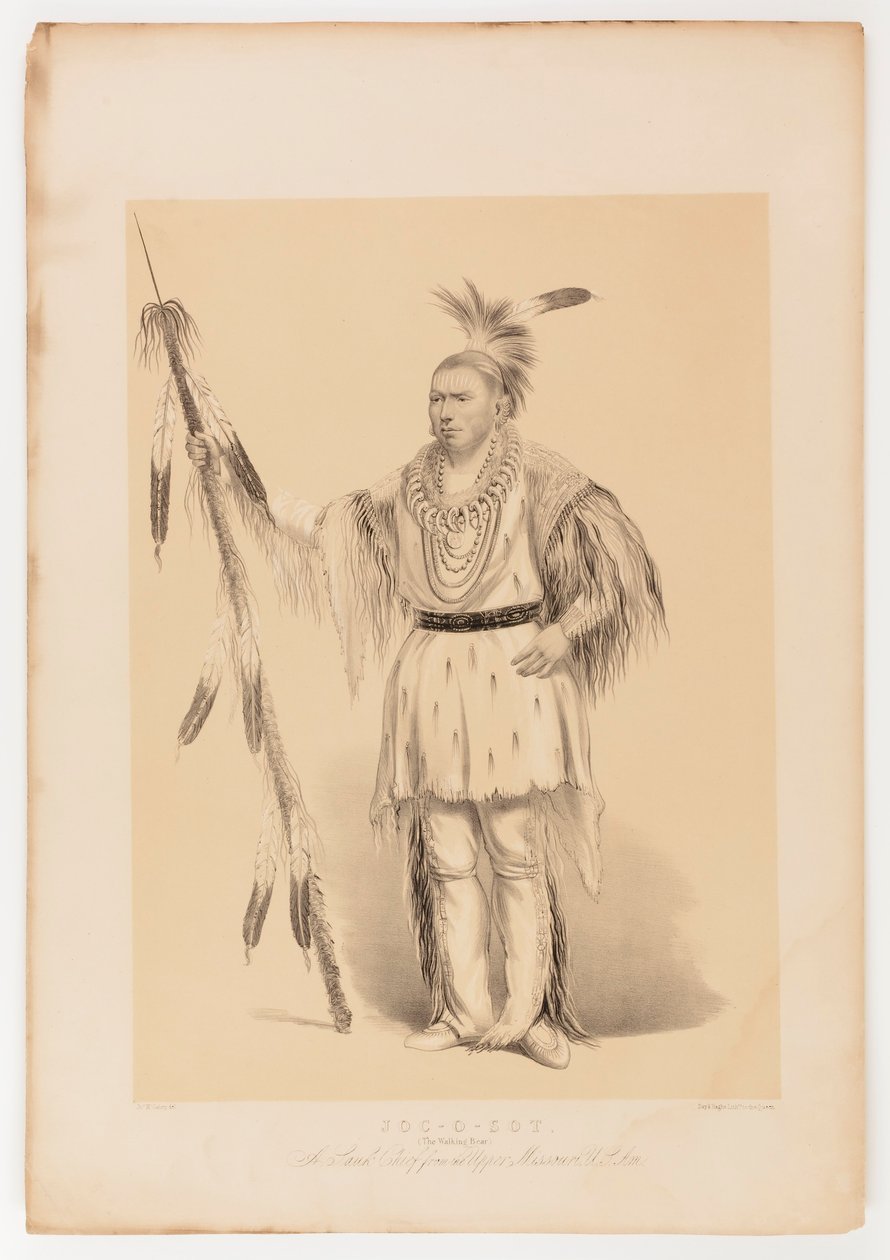 Joc-o-sot, chodzący niedźwiedź autorstwa George Catlin