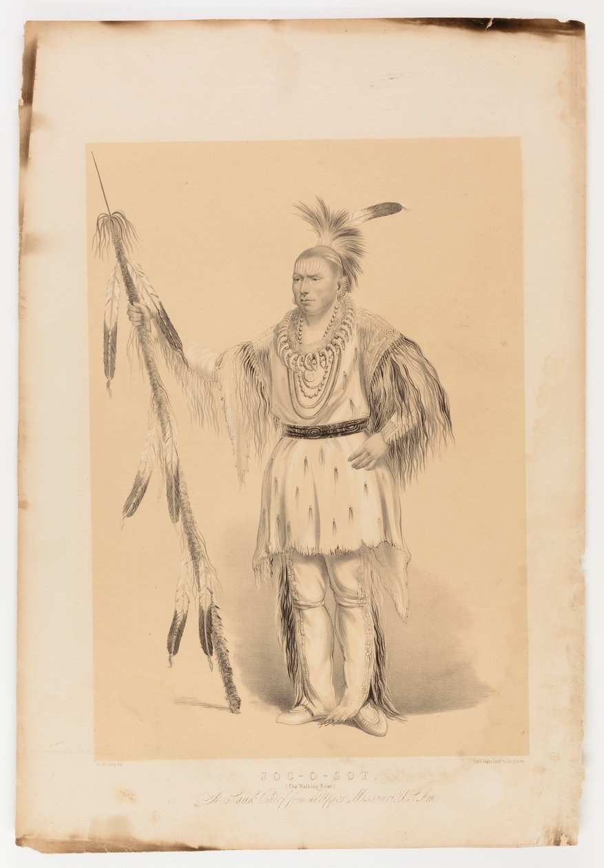 Joc-o-sot, chodzący niedźwiedź autorstwa George Catlin