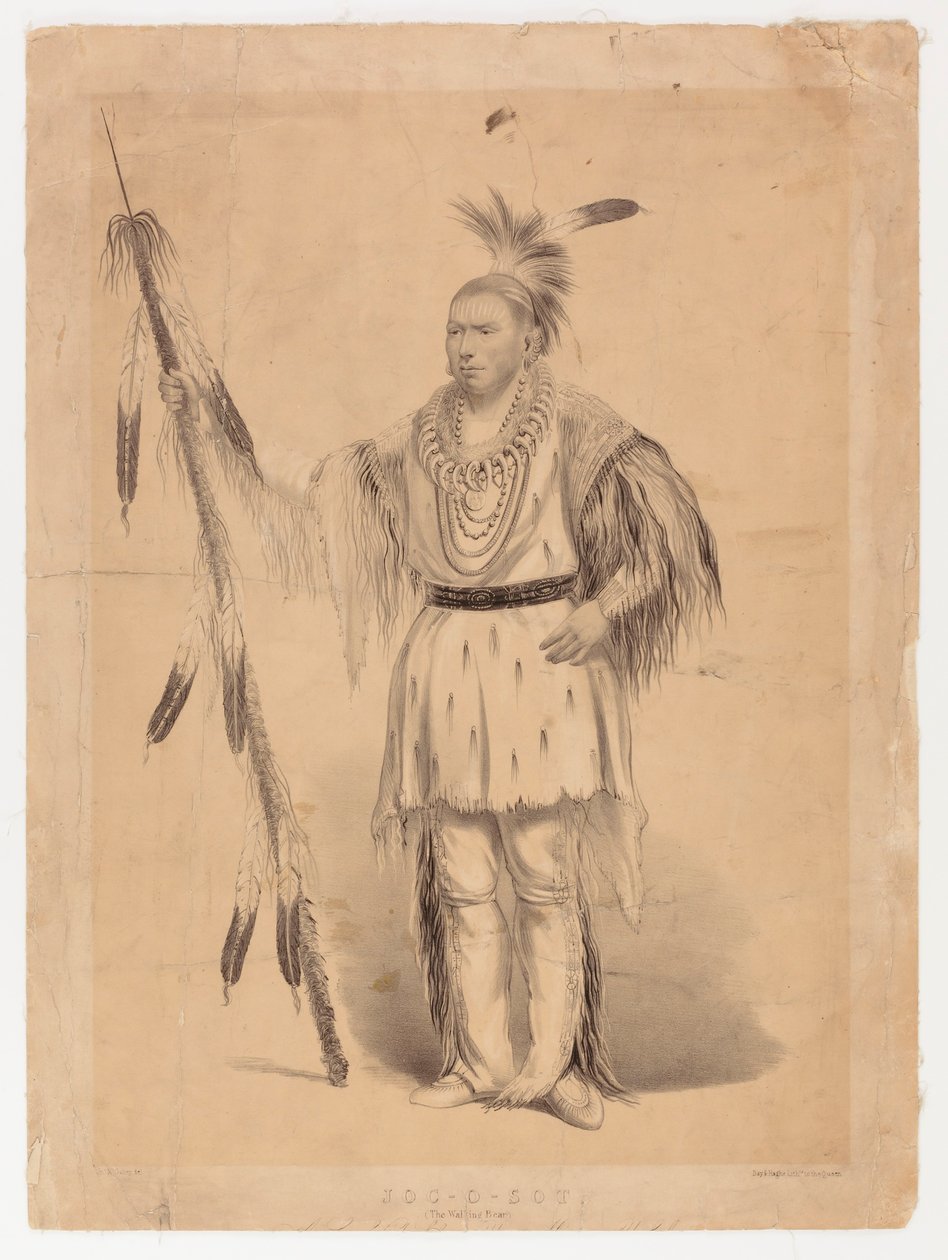 Joc-o-sot, chodzący niedźwiedź autorstwa George Catlin