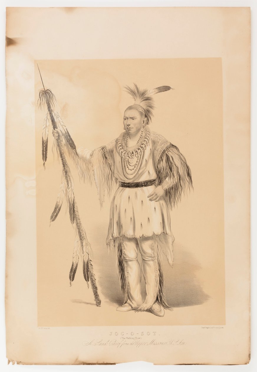 Joc-o-sot, chodzący niedźwiedź autorstwa George Catlin