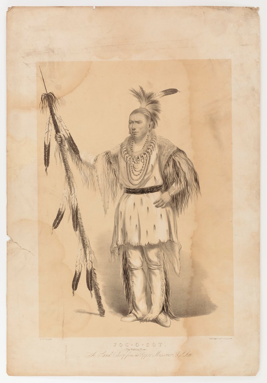 Joc-o-sot, chodzący niedźwiedź autorstwa George Catlin