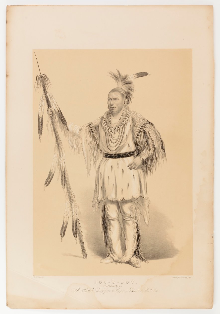 Joc-o-sot, chodzący niedźwiedź autorstwa George Catlin