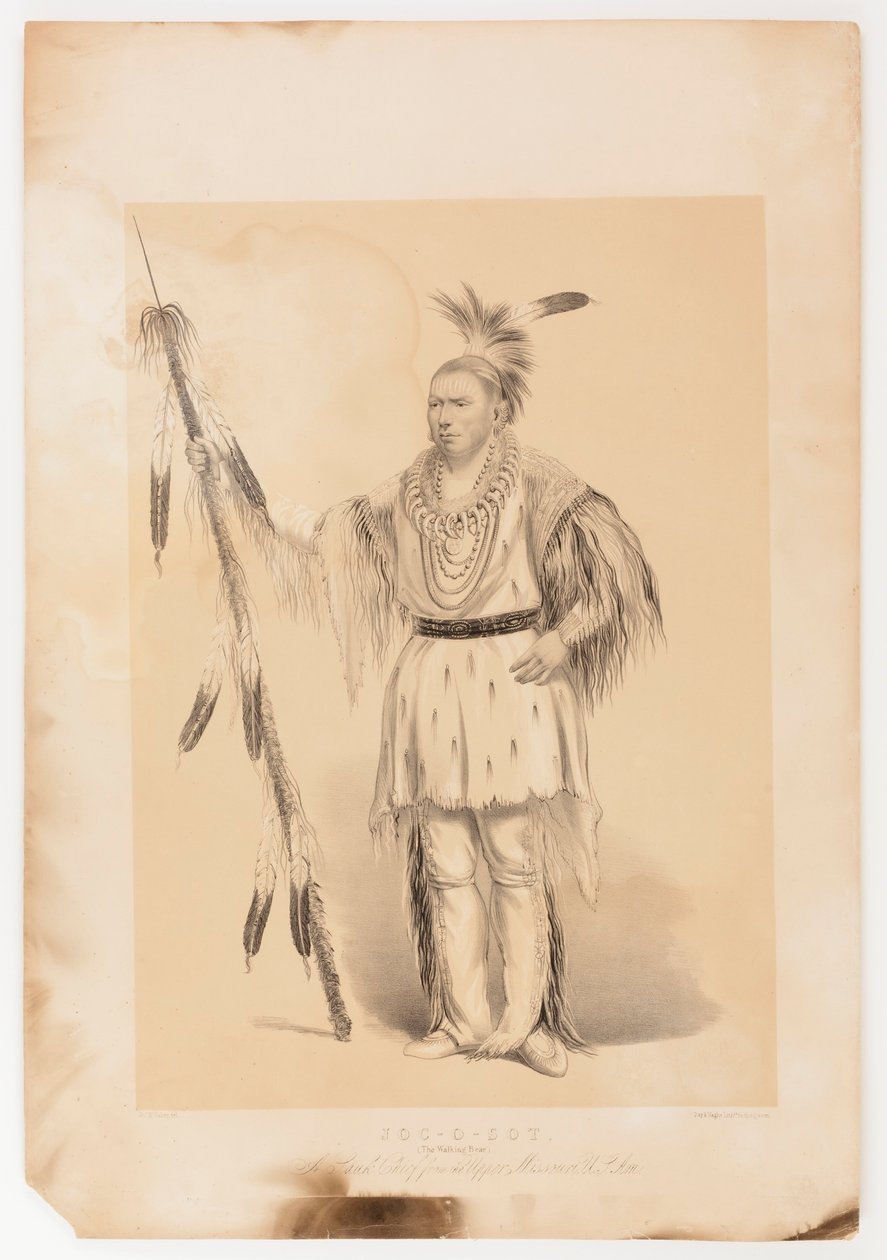 Joc-o-sot, chodzący niedźwiedź autorstwa George Catlin