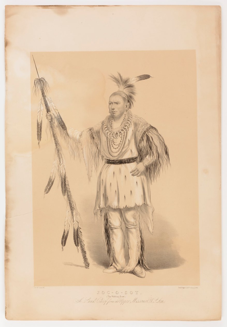 Joc-o-sot, chodzący niedźwiedź autorstwa George Catlin