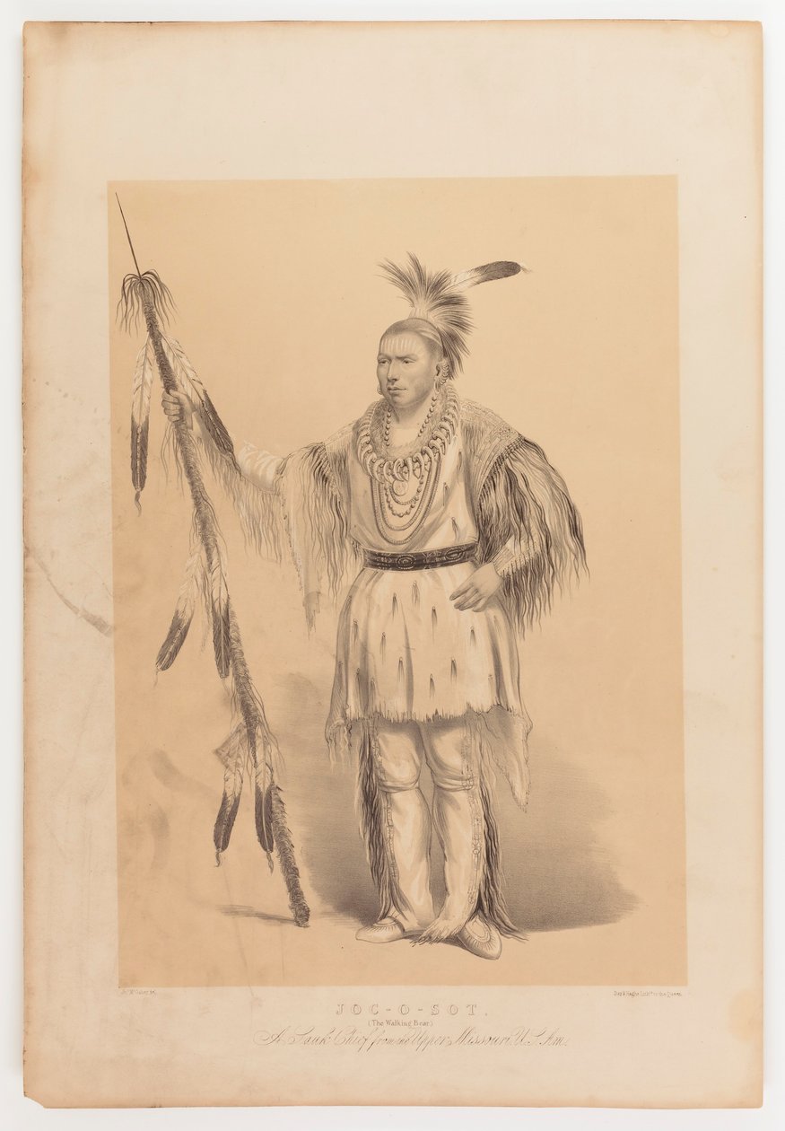 Joc-o-sot, chodzący niedźwiedź autorstwa George Catlin