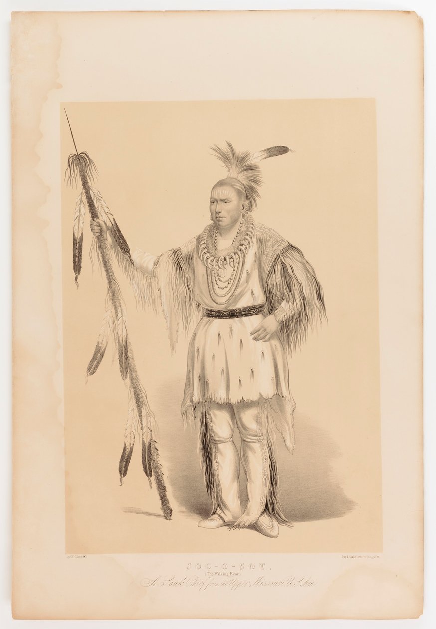 Joc-o-sot, chodzący niedźwiedź autorstwa George Catlin