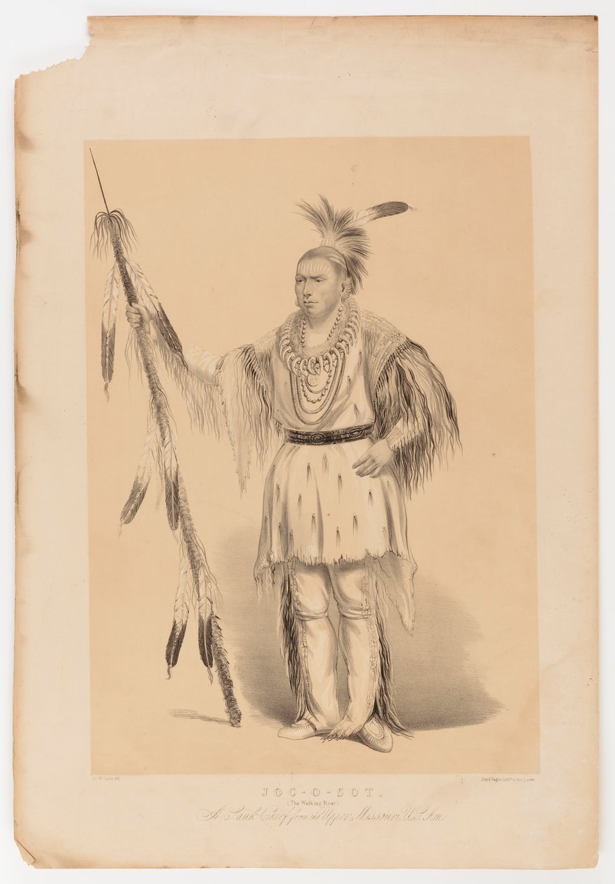 Joc-o-sot, chodzący niedźwiedź autorstwa George Catlin