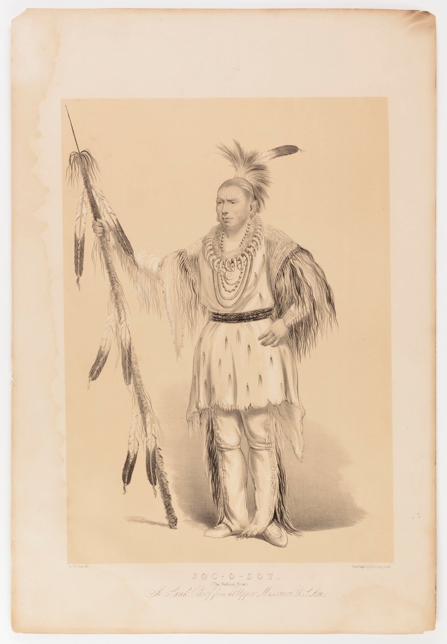 Joc-o-sot, chodzący niedźwiedź autorstwa George Catlin