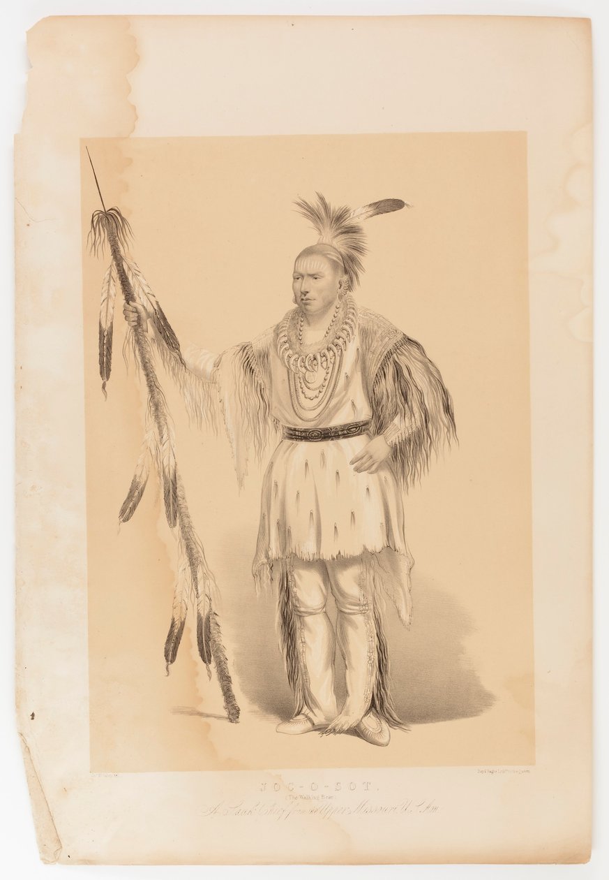 Joc-o-sot, chodzący niedźwiedź autorstwa George Catlin