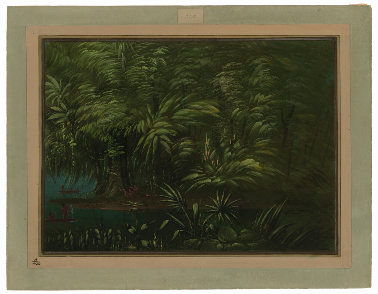 Bujny Las nad brzegiem Amazonki autorstwa George Catlin