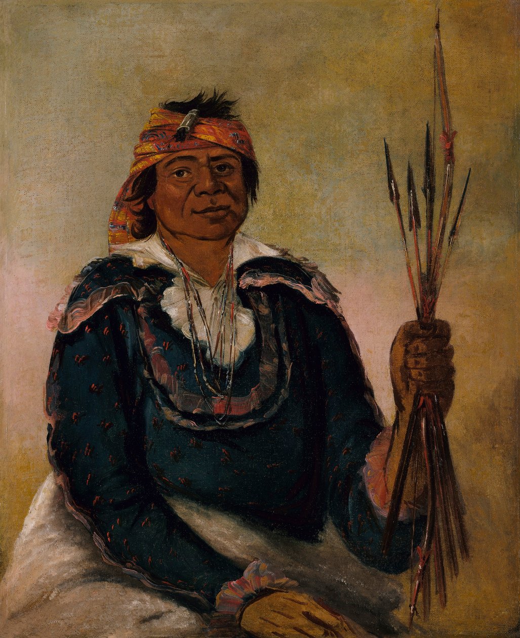 Ni-có-man, Odpowiedź, Drugi Wódz autorstwa George Catlin