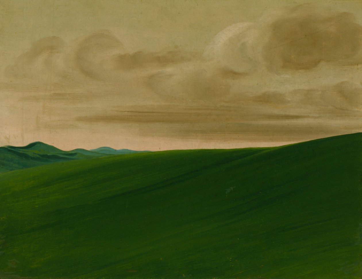 Nishnabottana Bluffs, Upper Missouri autorstwa George Catlin