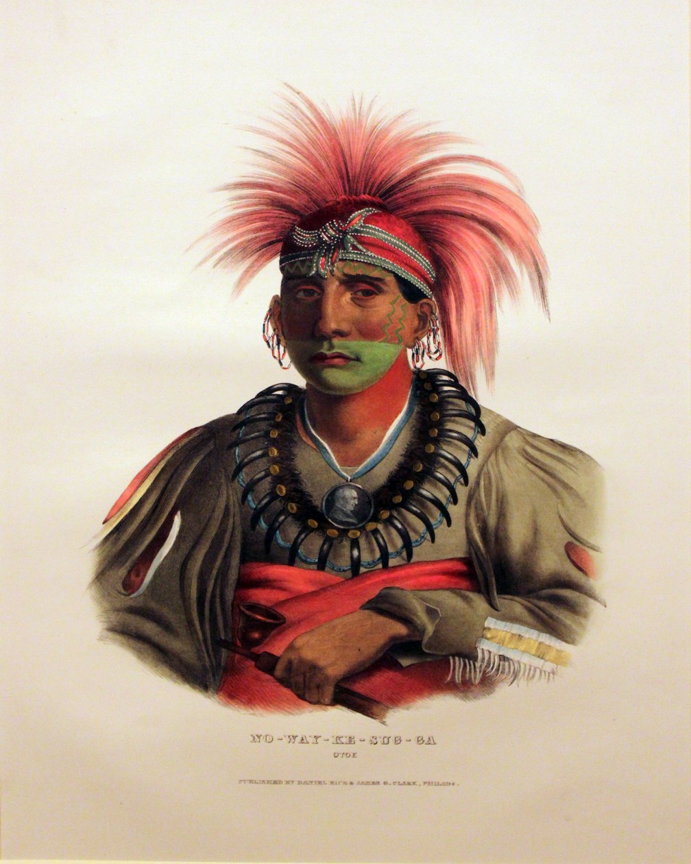 No-Way-Ke-Sug-Ga, Otoe autorstwa George Catlin