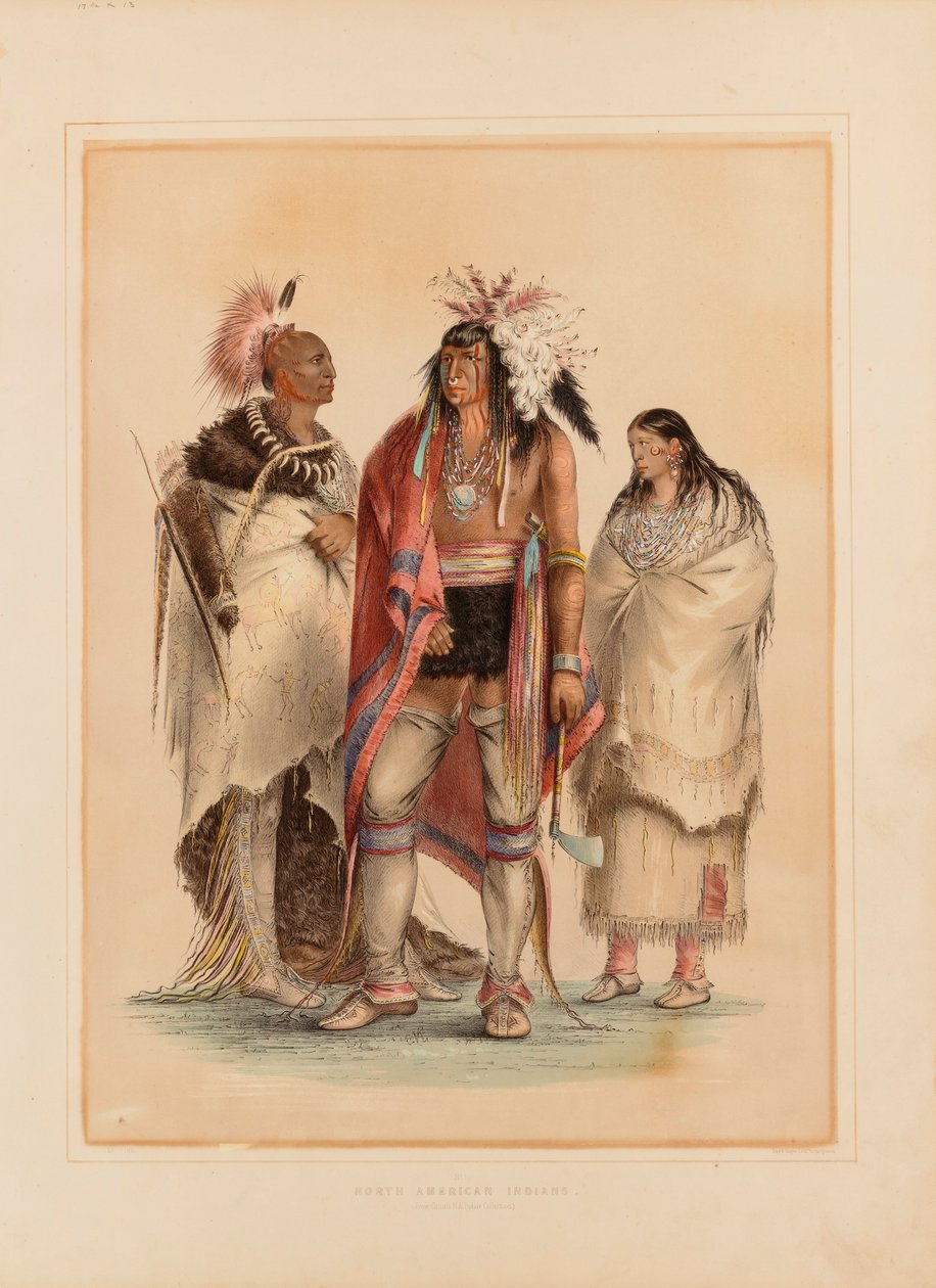 Indianie Ameryki Północnej - nr 1 autorstwa George Catlin
