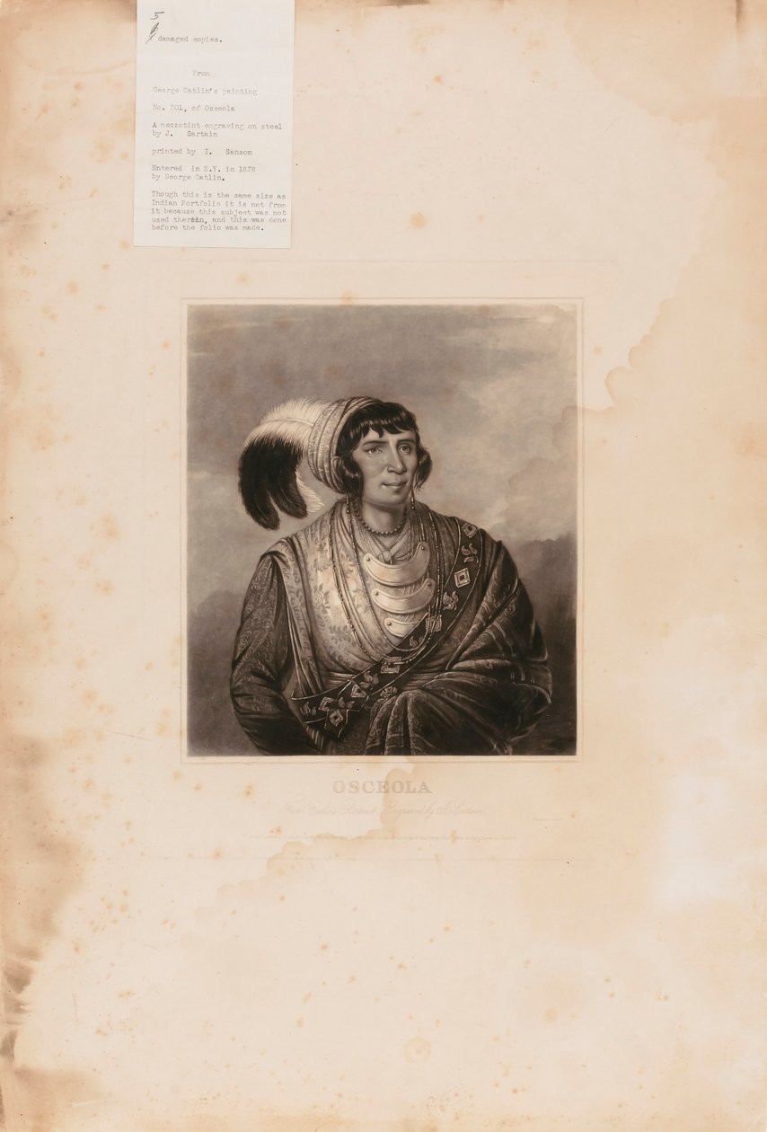Osceola autorstwa George Catlin