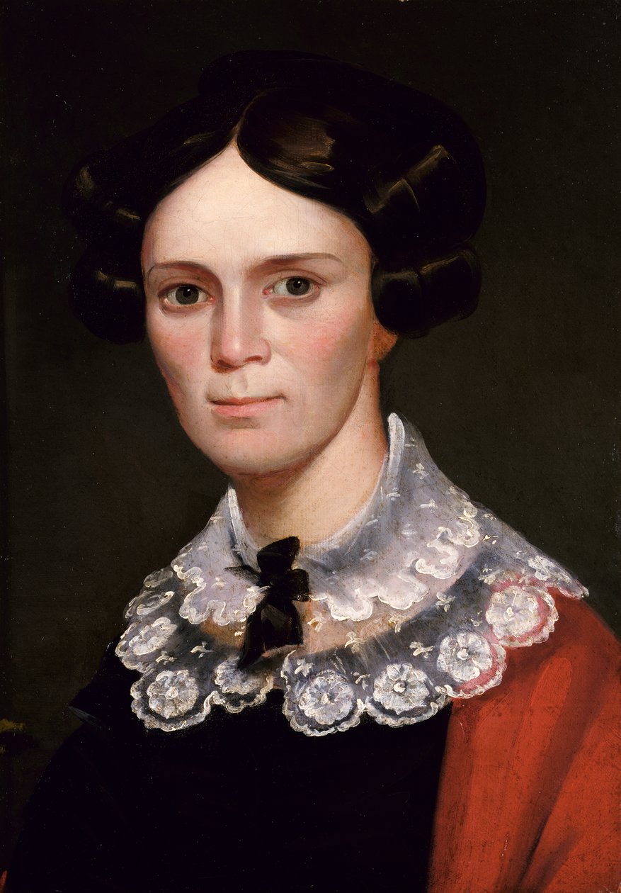 Portret kobiety, ca. 1825-1830. autorstwa George Catlin