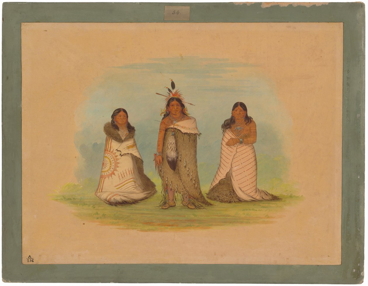 Indianie Puncah autorstwa George Catlin