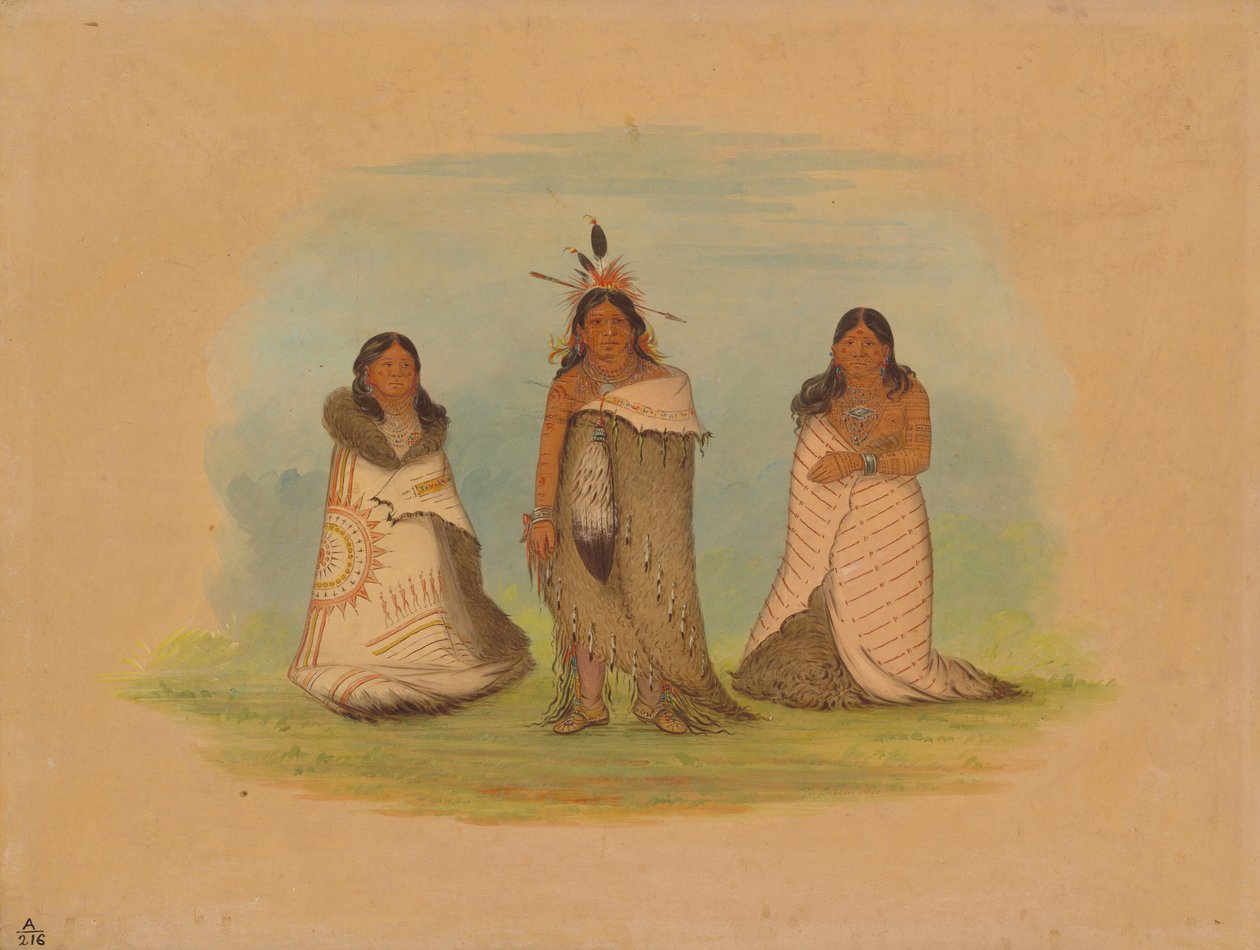 Indianie Puncah, 1861. autorstwa George Catlin