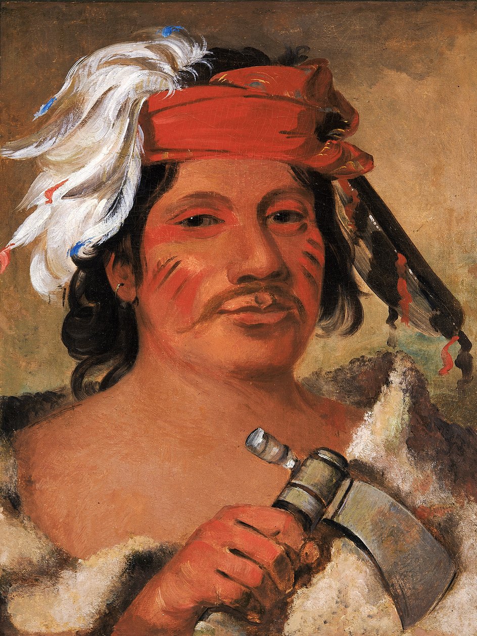 Seneca Steele, wielki libertyn, 1831. autorstwa George Catlin