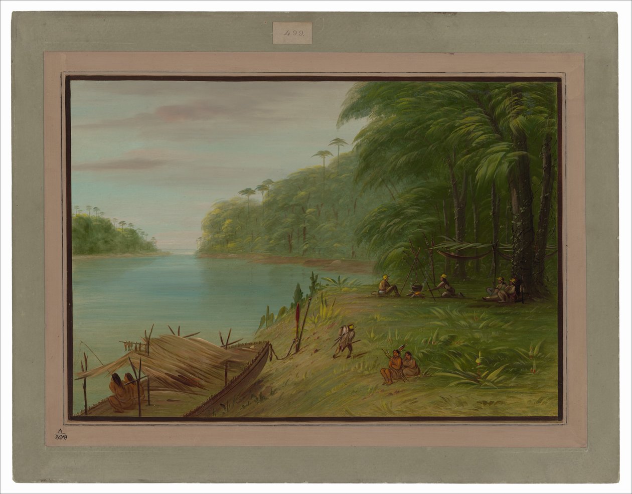 Brzeg Essequibo autorstwa George Catlin