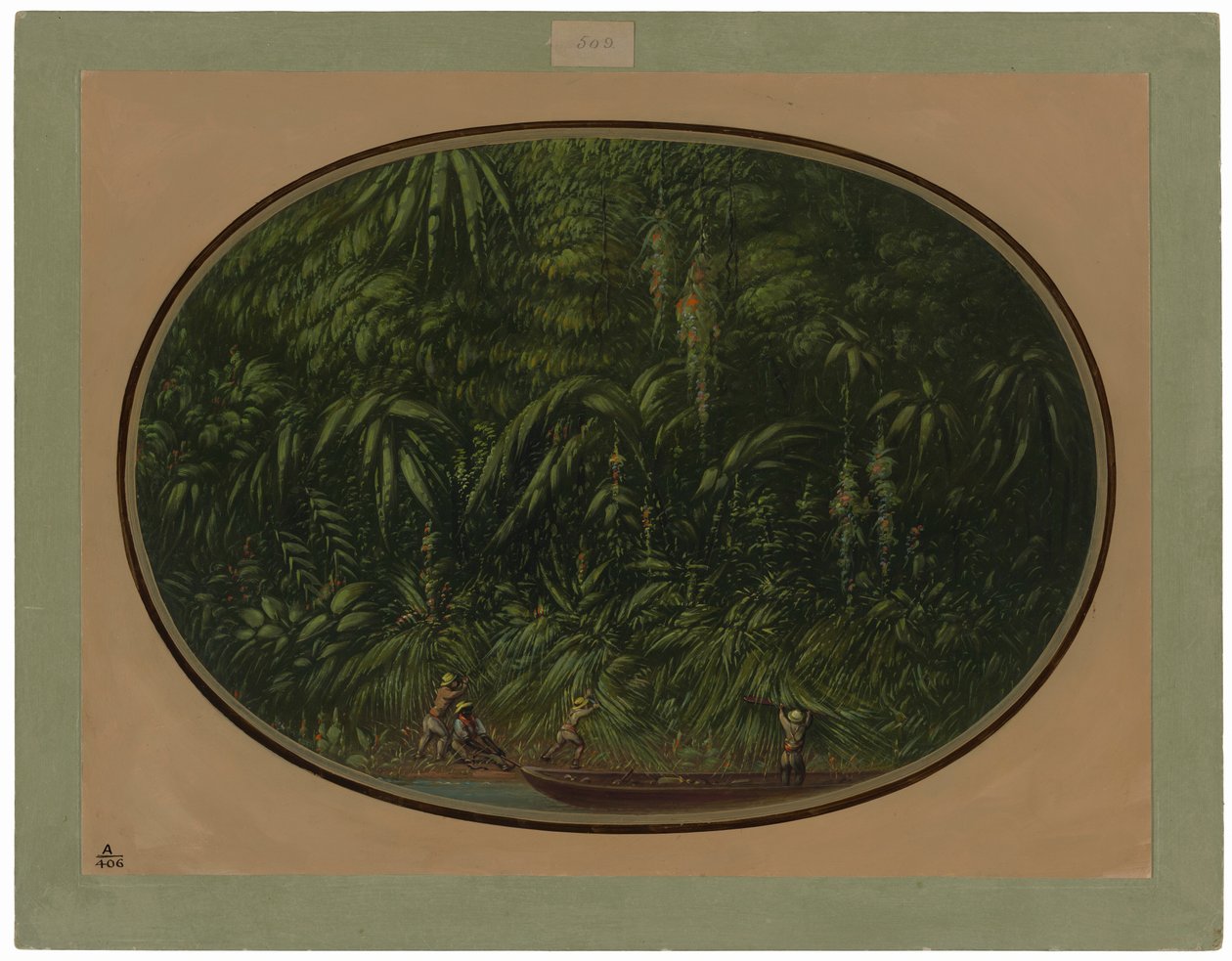 Brzeg Trombetas autorstwa George Catlin