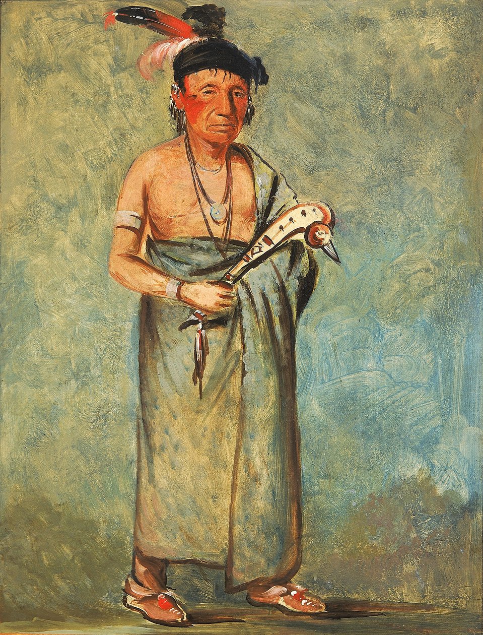Span-e-o-née-kaw, Hiszpan autorstwa George Catlin
