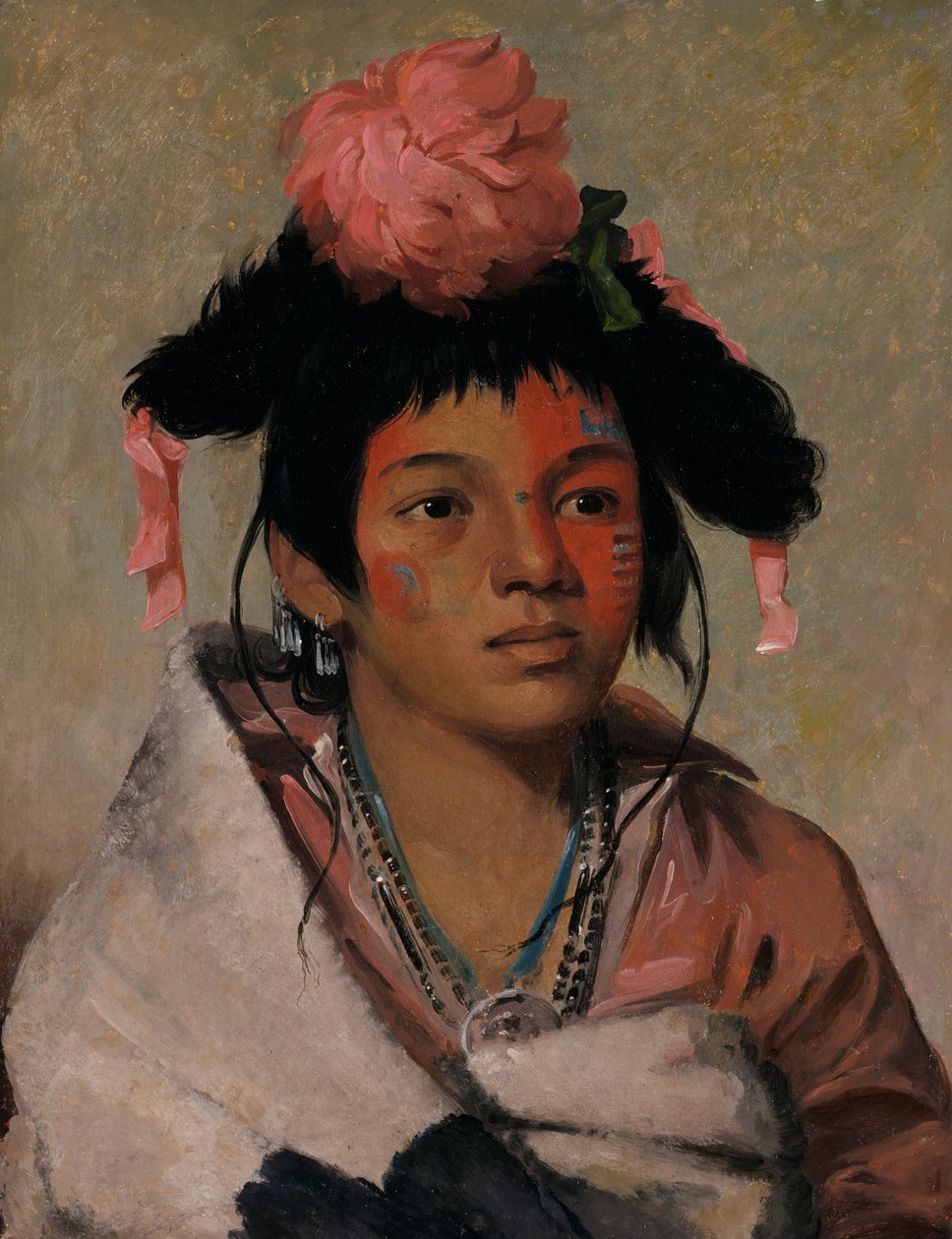 Tcha-cauk-o-ko-maugh, Wielki Wódz, Chłopiec, autorstwa George Catlin