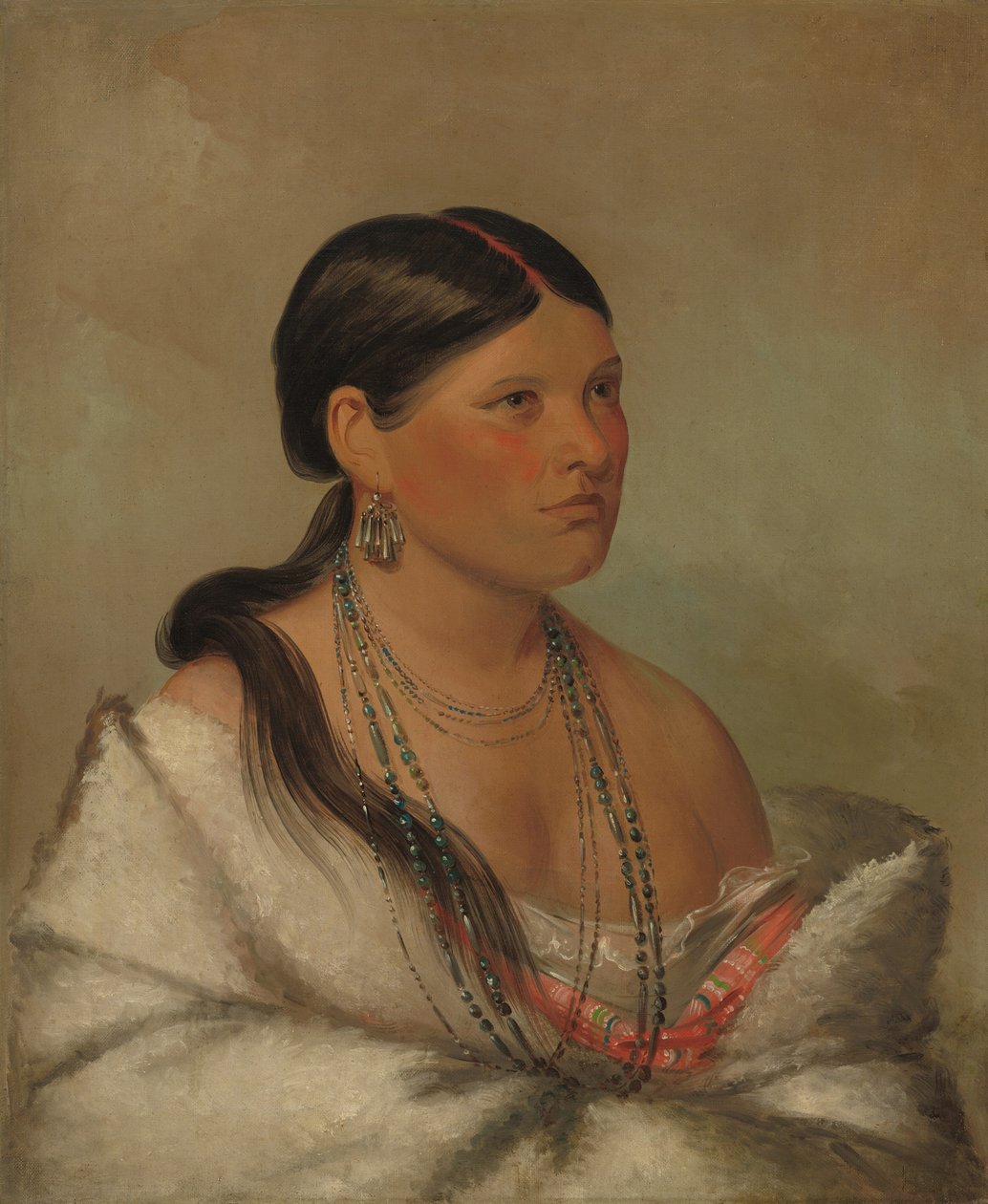 Orzeł żeński - Shawano, 1830. autorstwa George Catlin